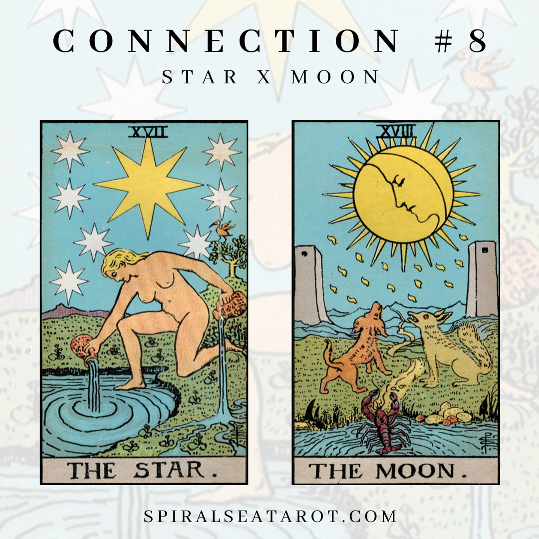 The Star & The Moon — Spiral Sea Tarot